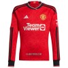 Camisola + Calções Manchester United Criança Manga Comprida Equipamento 1ª 23/24